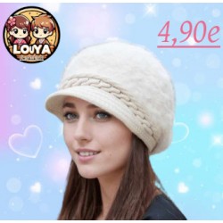 bonnet a visière, femme